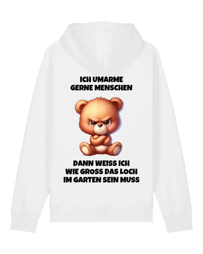 Ich umarme gerne Menschen - Organic Unisex Hoodie (personalisierbar) Drummer 2.0 Hoodie ST ST
