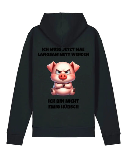 Nicht ewig hübsch - Organic Unisex Hoodie (personalisierbar) Drummer 2.0 Hoodie ST ST Black
