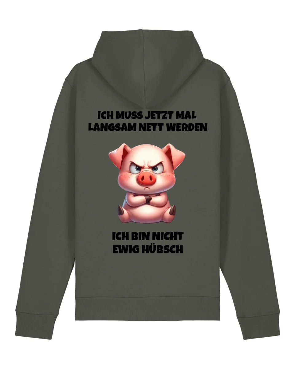 Nicht ewig hübsch - Organic Unisex Hoodie (personalisierbar) Drummer 2.0 Hoodie ST ST Khaki