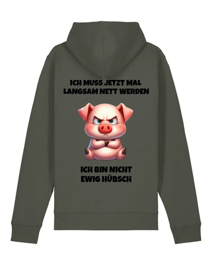 Nicht ewig hübsch - Organic Unisex Hoodie (personalisierbar) Drummer 2.0 Hoodie ST ST Khaki