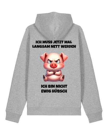 Nicht ewig hübsch - Organic Unisex Hoodie (personalisierbar) Drummer 2.0 Hoodie ST ST Heather-Grey