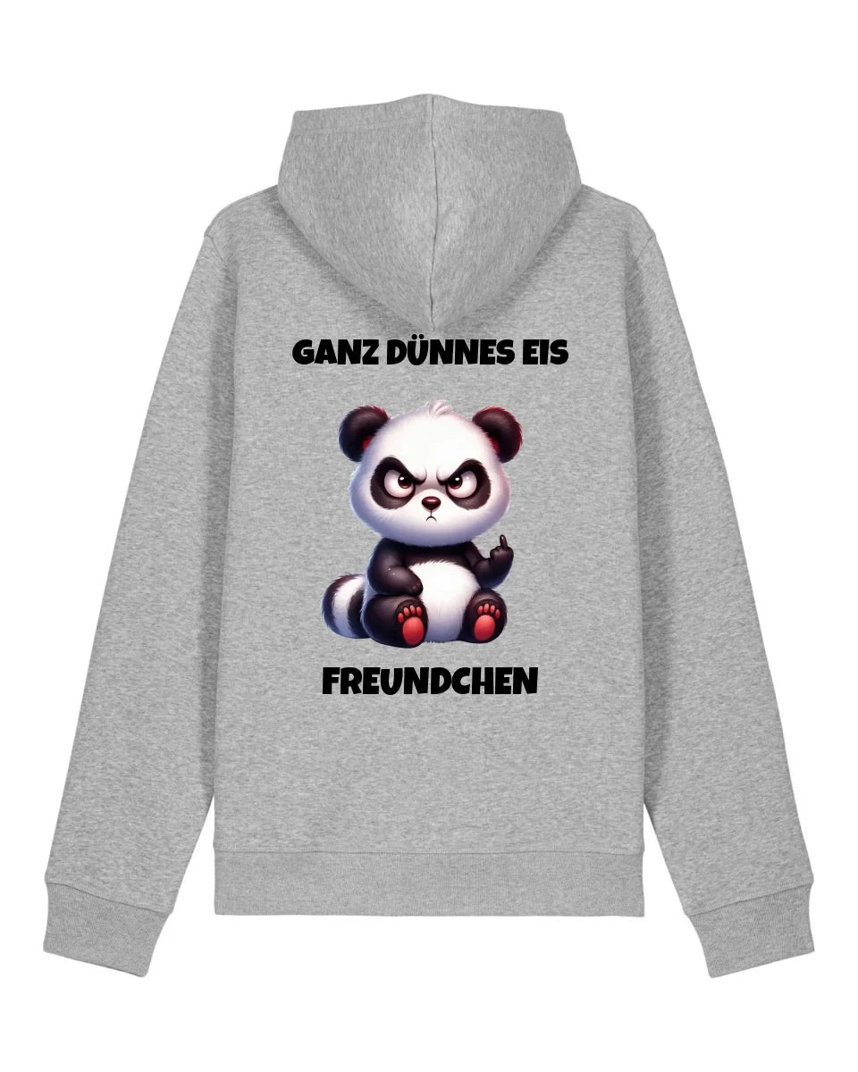 Ganz dünnes Eis - Organic Unisex Hoodie (personalisierbar) Drummer 2.0 Hoodie ST ST Heather-Grey