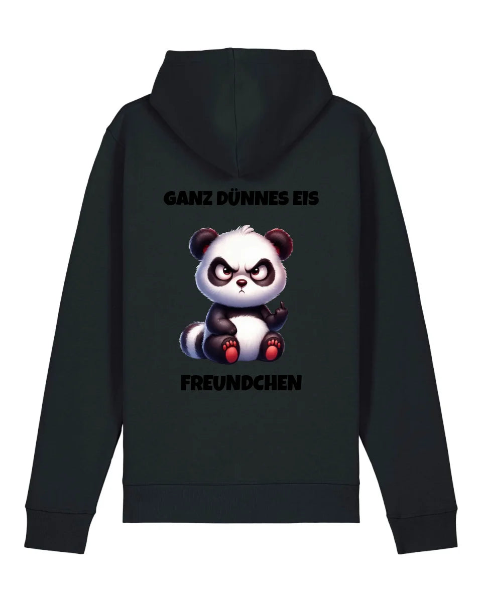 Ganz dünnes Eis - Organic Unisex Hoodie (personalisierbar) Drummer 2.0 Hoodie ST ST Black
