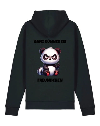 Ganz dünnes Eis - Organic Unisex Hoodie (personalisierbar) Drummer 2.0 Hoodie ST ST Black