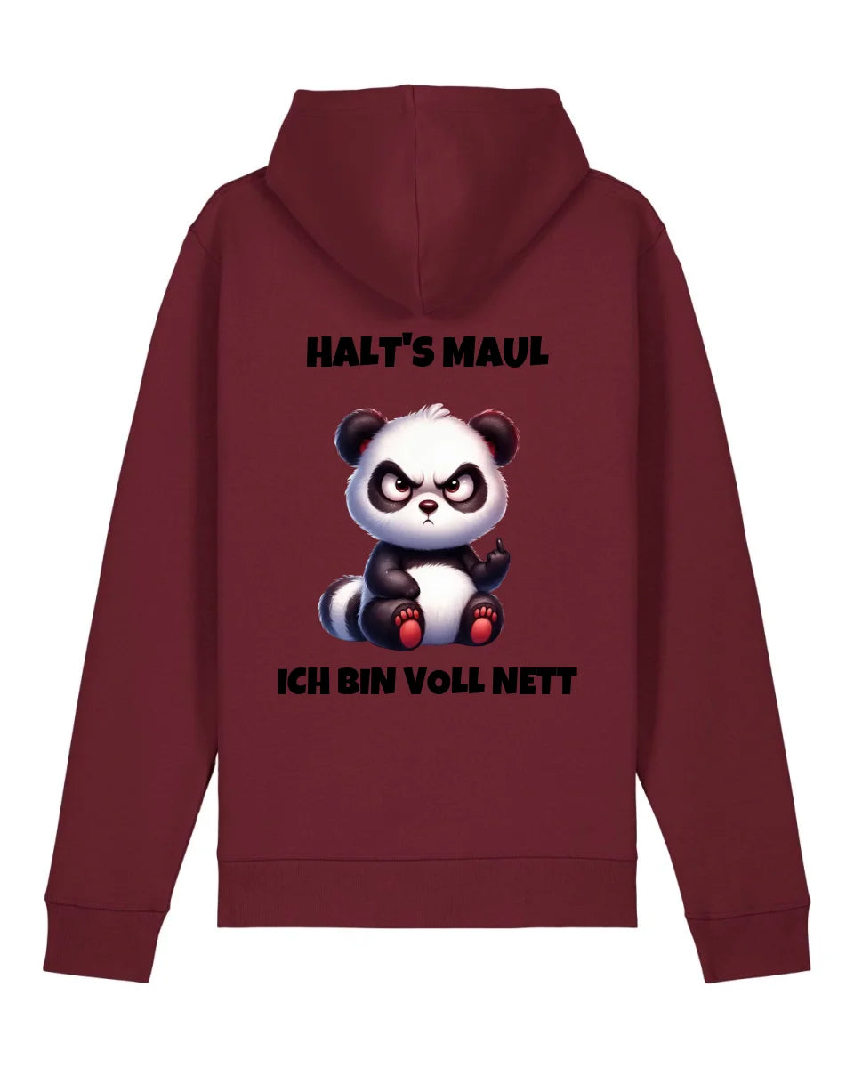 Voll nett - Organic Unisex Hoodie (personalisierbar) Drummer 2.0 Hoodie ST ST Burgundy