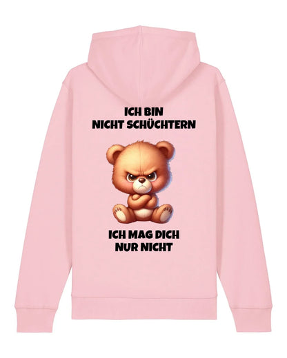 Nicht schüchtern - Organic Unisex Hoodie (personalisierbar) Drummer 2.0 Hoodie ST ST Cotton-Pink