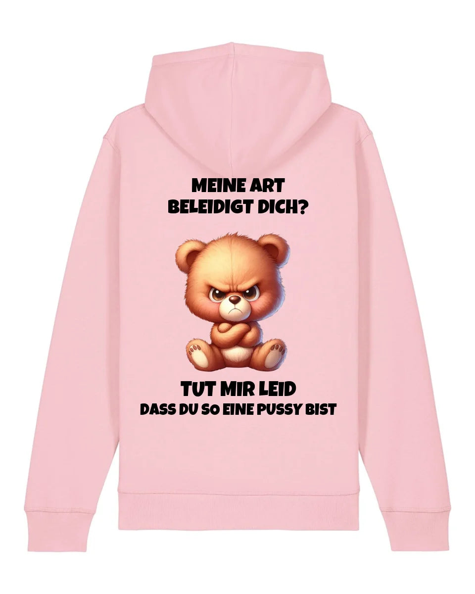 Pussy - Organic Unisex Hoodie (personalisierbar) Drummer 2.0 Hoodie ST ST Cotton-Pink