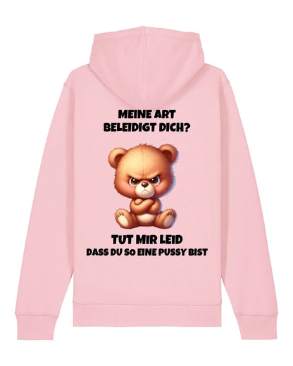 Pussy - Organic Unisex Hoodie (personalisierbar) Drummer 2.0 Hoodie ST ST Cotton-Pink