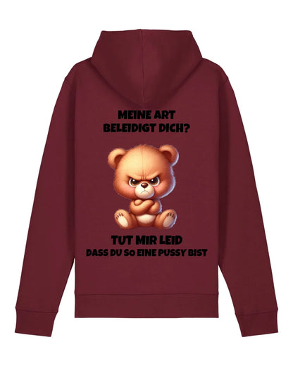 Pussy - Organic Unisex Hoodie (personalisierbar) Drummer 2.0 Hoodie ST ST Burgundy