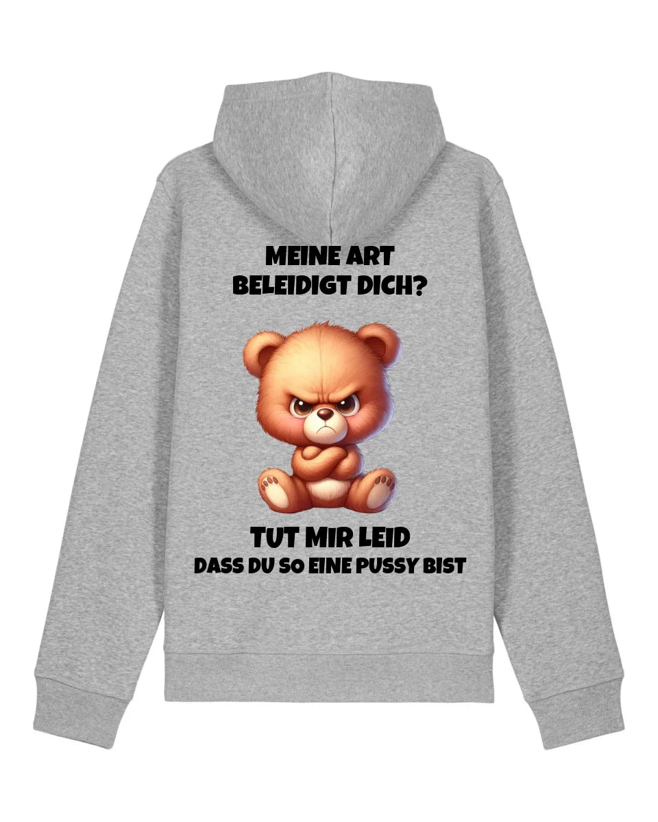 Pussy - Organic Unisex Hoodie (personalisierbar) Drummer 2.0 Hoodie ST ST Heather-Grey