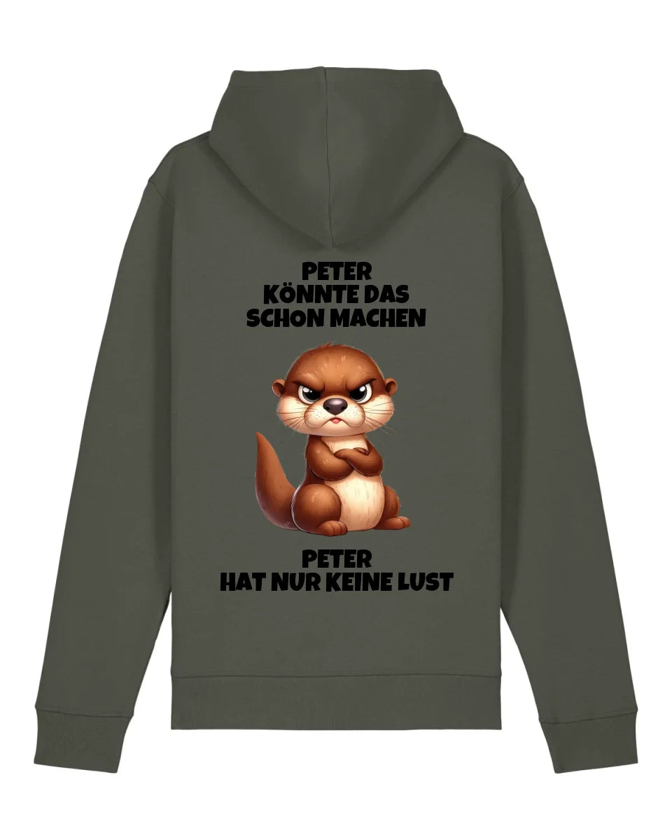 Nur keine Lust - Organic Unisex Hoodie (personalisierbar) Drummer 2.0 Hoodie ST ST Khaki