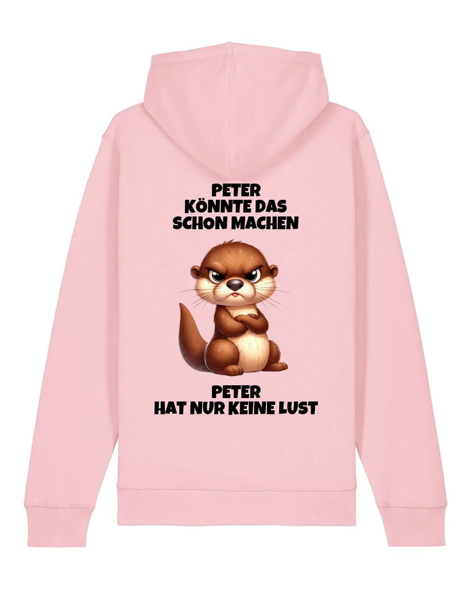 Nur keine Lust - Organic Unisex Hoodie (personalisierbar) Drummer 2.0 Hoodie ST ST Cotton-Pink