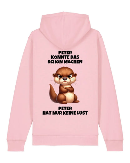 Nur keine Lust - Organic Unisex Hoodie (personalisierbar) Drummer 2.0 Hoodie ST ST Cotton-Pink