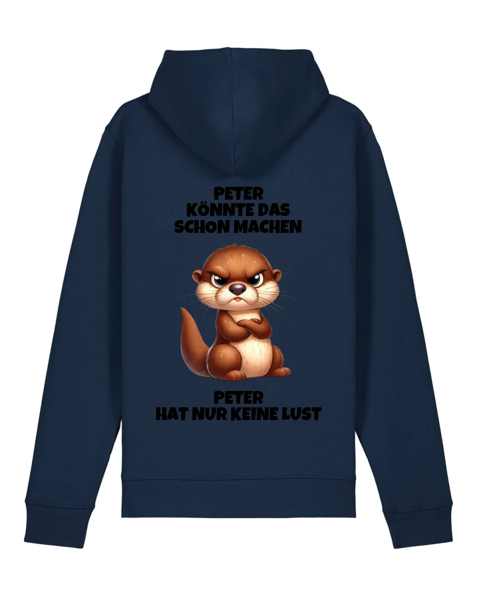 Nur keine Lust - Organic Unisex Hoodie (personalisierbar) Drummer 2.0 Hoodie ST ST French-Navy