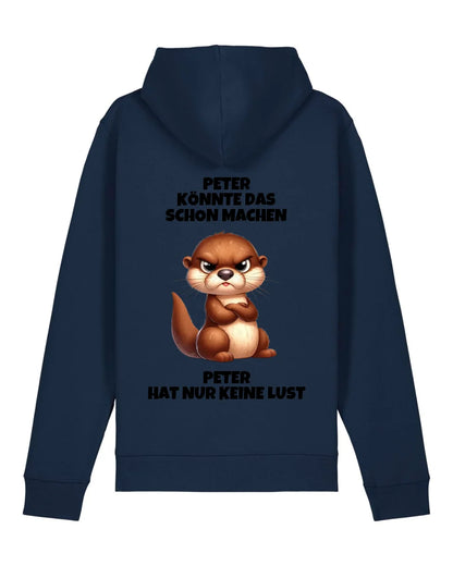 Nur keine Lust - Organic Unisex Hoodie (personalisierbar) Drummer 2.0 Hoodie ST ST French-Navy