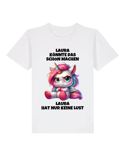 Nur keine Lust - Organic Kid's Shirt (personalisierbar) Mini Creator T-Shirt ST ST White