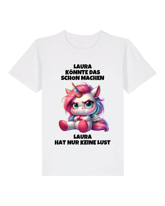 Nur keine Lust - Organic Kid's Shirt (personalisierbar) Mini Creator T-Shirt ST ST White