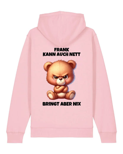Bringt aber nix - Organic Unisex Hoodie (personalisierbar) Drummer 2.0 Hoodie ST ST Cotton-Pink