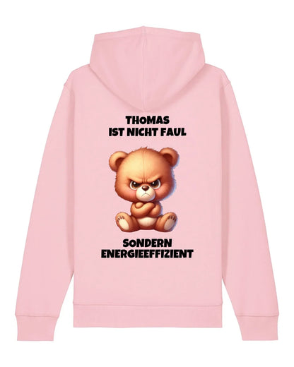 Energieeffizient - Organic Unisex Hoodie (personalisierbar) Drummer 2.0 Hoodie ST ST Cotton-Pink