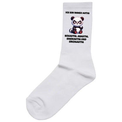 Immer artig - Socken (personalisierbar) Socken White