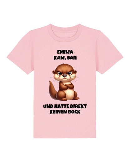 Direkt keinen Bock - Organic Kid's Shirt (personalisierbar) Mini Creator T-Shirt ST ST Cotton-Pink