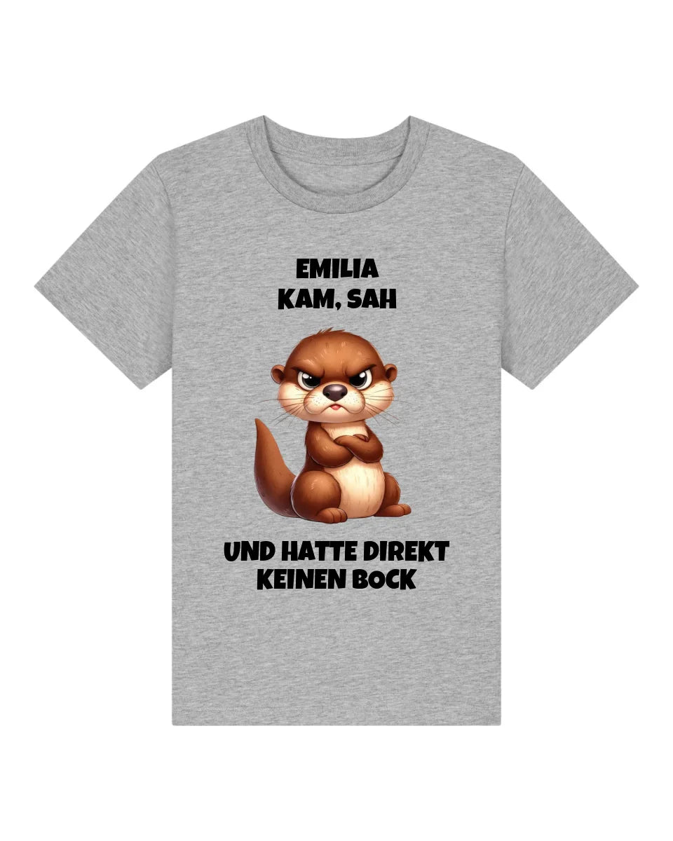Direkt keinen Bock - Organic Kid's Shirt (personalisierbar) Mini Creator T-Shirt ST ST Heather-Grey