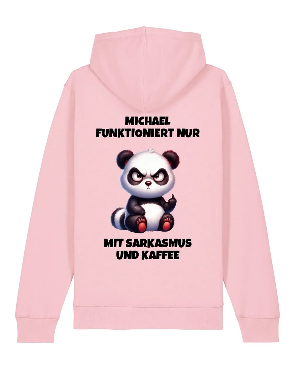 Sarkasmus und Kaffee - Organic Unisex Hoodie (personalisierbar) Drummer 2.0 Hoodie ST ST Cotton-Pink