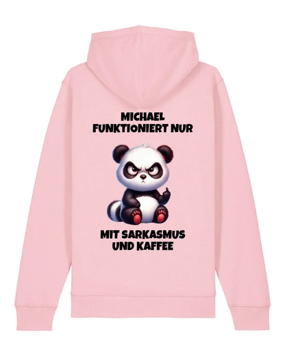 Sarkasmus und Kaffee - Organic Unisex Hoodie (personalisierbar) Drummer 2.0 Hoodie ST ST Cotton-Pink
