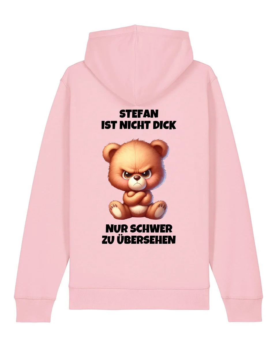 Schwer zu übersehen - Organic Unisex Hoodie (personalisierbar) Drummer 2.0 Hoodie ST ST Cotton-Pink