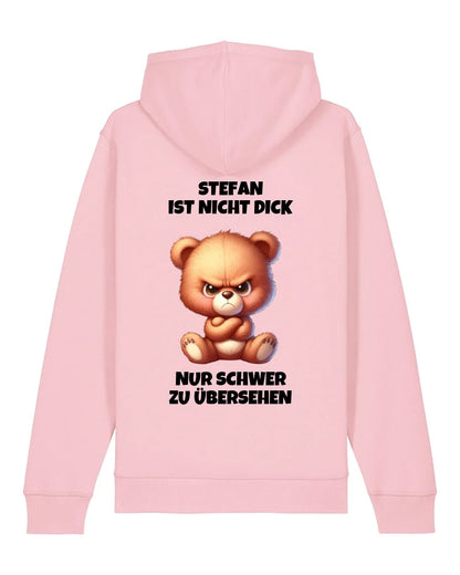 Schwer zu übersehen - Organic Unisex Hoodie (personalisierbar) Drummer 2.0 Hoodie ST ST Cotton-Pink