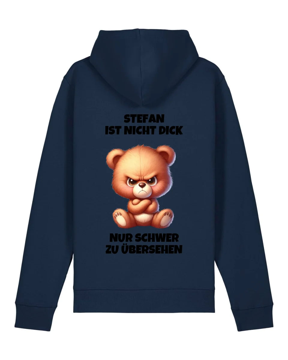 Schwer zu übersehen - Organic Unisex Hoodie (personalisierbar) Drummer 2.0 Hoodie ST ST French-Navy
