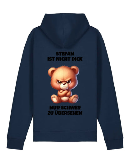 Schwer zu übersehen - Organic Unisex Hoodie (personalisierbar) Drummer 2.0 Hoodie ST ST French-Navy