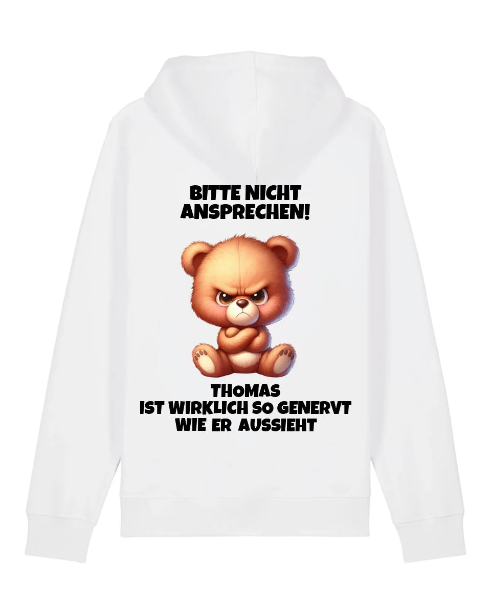 Nicht ansprechen! - Organic Unisex Hoodie (personalisierbar) Drummer 2.0 Hoodie ST ST