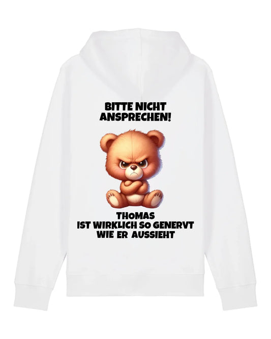 Nicht ansprechen! - Organic Unisex Hoodie (personalisierbar) Drummer 2.0 Hoodie ST ST