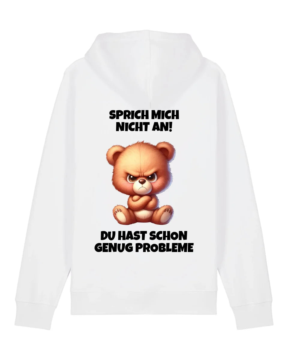 Sprich mich nicht an! - Organic Unisex Hoodie (personalisierbar) Drummer 2.0 Hoodie ST ST