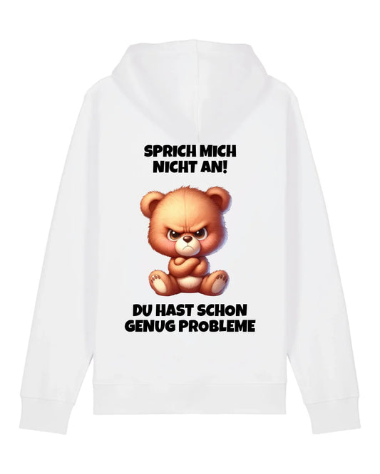 Sprich mich nicht an! - Organic Unisex Hoodie (personalisierbar) Drummer 2.0 Hoodie ST ST