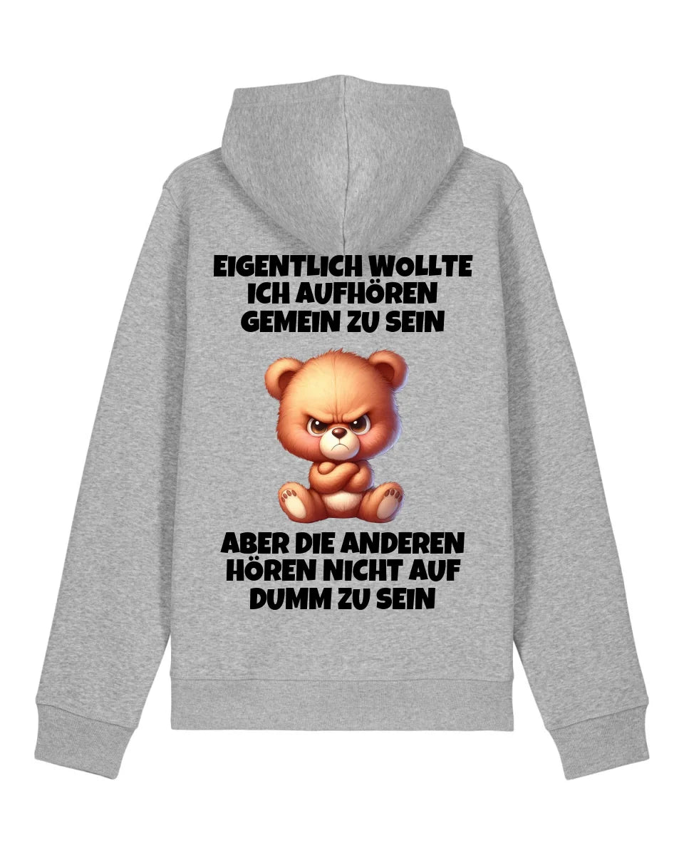 Nicht mehr gemein sein - Organic Unisex Hoodie (personalisierbar) Drummer 2.0 Hoodie ST ST Heather-Grey