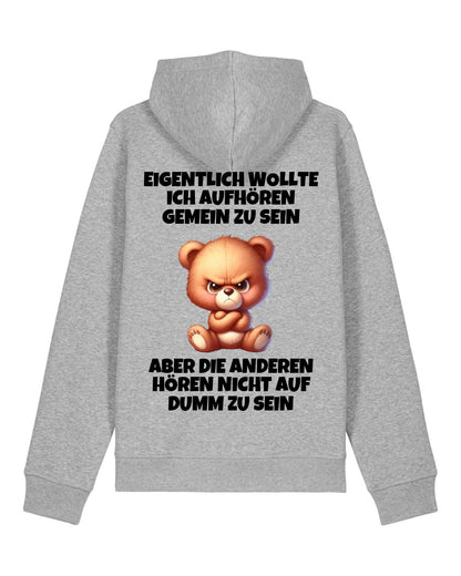 Nicht mehr gemein sein - Organic Unisex Hoodie (personalisierbar) Drummer 2.0 Hoodie ST ST Heather-Grey