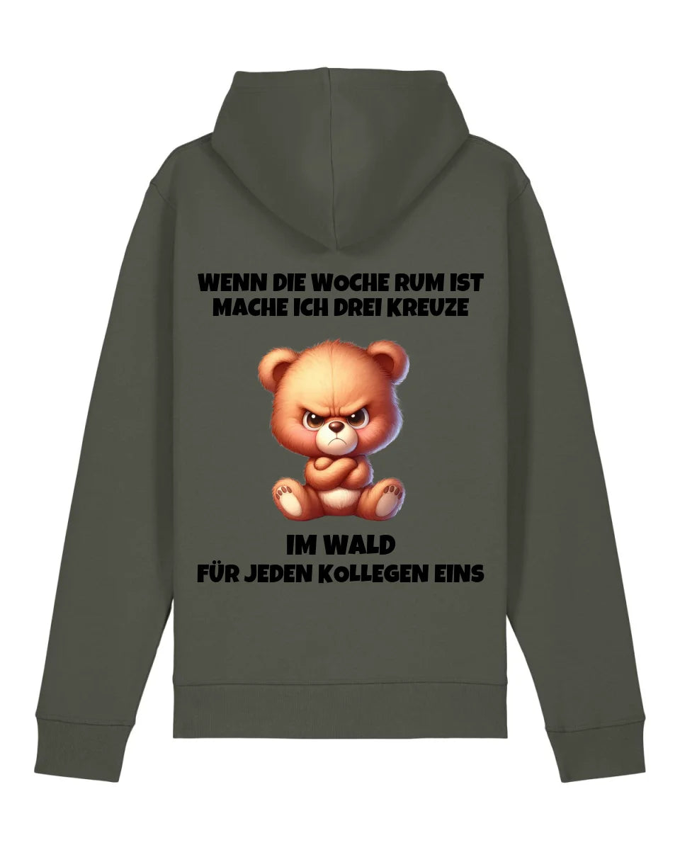 Drei Kreuze - Organic Unisex Hoodie (personalisierbar) Drummer 2.0 Hoodie ST ST Khaki