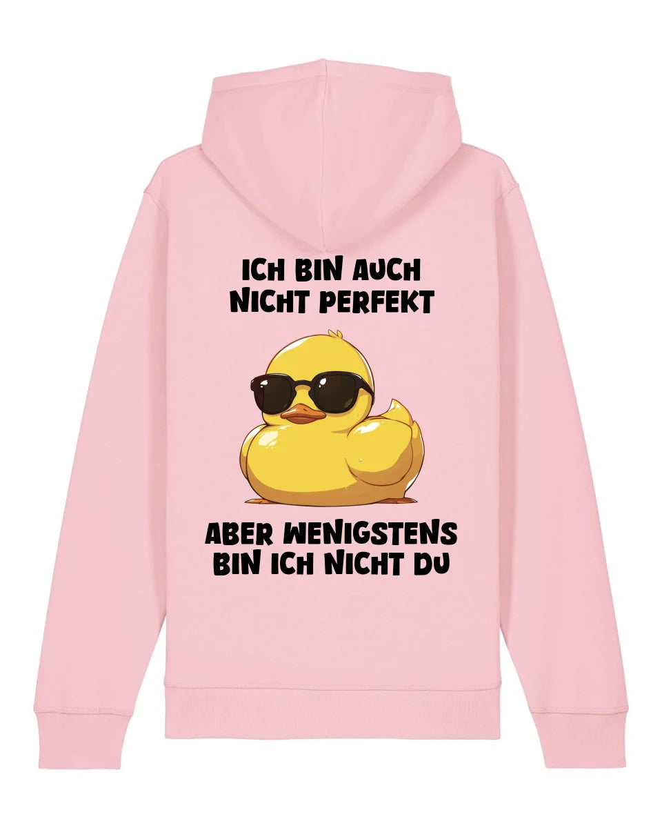 Nicht perfekt - Organic Unisex Hoodie (personalisierbar) Drummer 2.0 Hoodie ST ST Cotton-Pink
