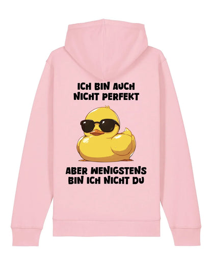 Nicht perfekt - Organic Unisex Hoodie (personalisierbar) Drummer 2.0 Hoodie ST ST Cotton-Pink