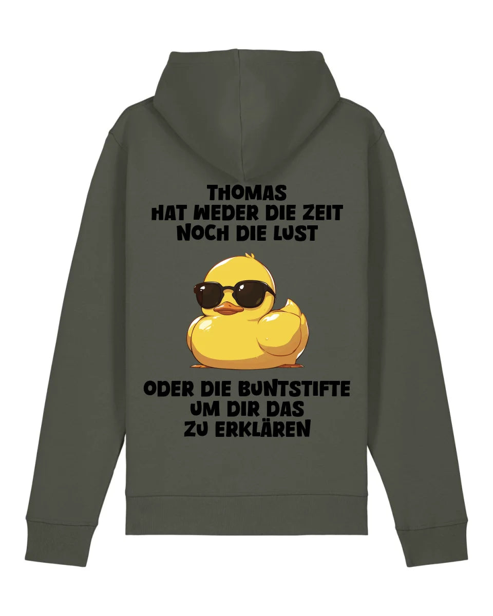 Buntstifte - Organic Unisex Hoodie (personalisierbar) Drummer 2.0 Hoodie ST ST Khaki
