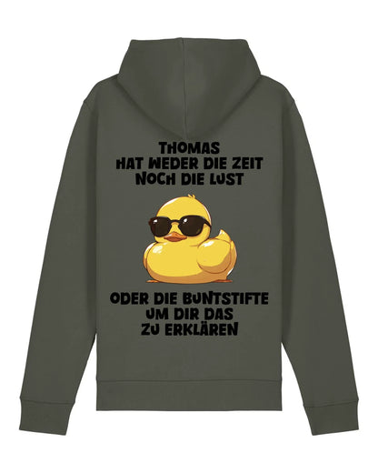 Buntstifte - Organic Unisex Hoodie (personalisierbar) Drummer 2.0 Hoodie ST ST Khaki