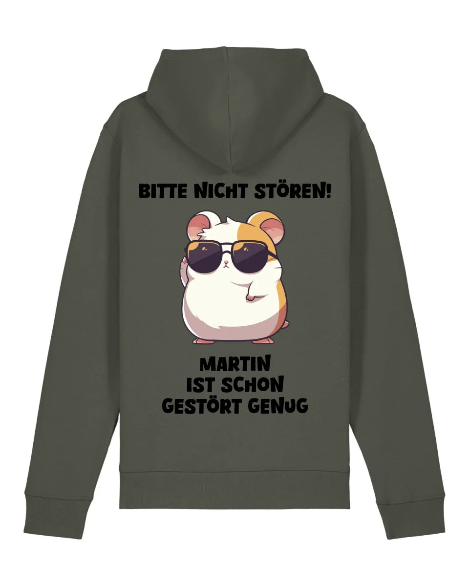 Gestört genug - Organic Unisex Hoodie (personalisierbar) Drummer 2.0 Hoodie ST ST Khaki