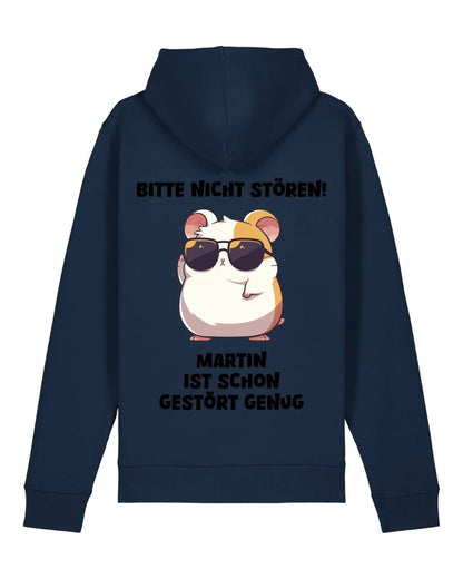 Gestört genug - Organic Unisex Hoodie (personalisierbar) Drummer 2.0 Hoodie ST ST French-Navy