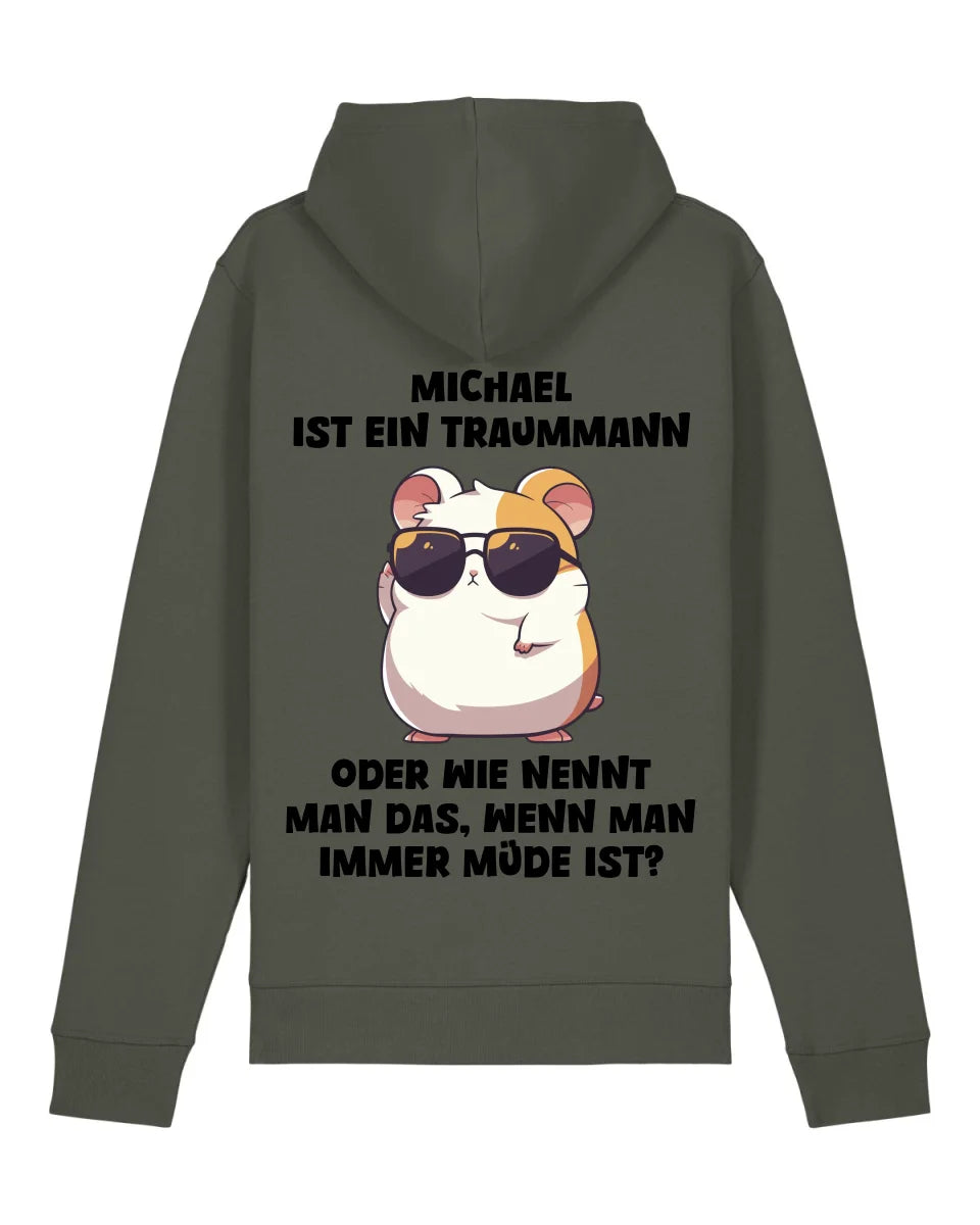 Traummann - Organic Unisex Hoodie (personalisierbar) Drummer 2.0 Hoodie ST ST Khaki