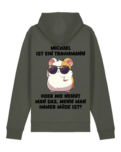 Traummann - Organic Unisex Hoodie (personalisierbar) Drummer 2.0 Hoodie ST ST Khaki