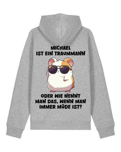 Traummann - Organic Unisex Hoodie (personalisierbar) Drummer 2.0 Hoodie ST ST Heather-Grey