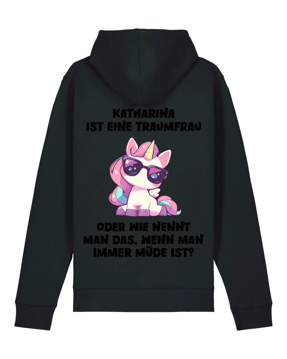 Traumfrau - Organic Unisex Hoodie (personalisierbar) Drummer 2.0 Hoodie ST ST Black