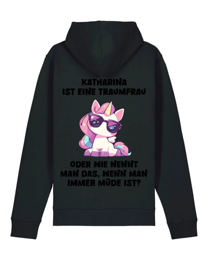 Traumfrau - Organic Unisex Hoodie (personalisierbar) Drummer 2.0 Hoodie ST ST Black